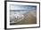 Waves Breaking on Empty Beach-null-Framed Photographic Print