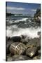 Waves Breaking on Rocky Shore, Natural Park of South West Alentejano and Costa Vicentina, Portugal-Quinta-Stretched Canvas