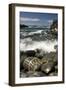 Waves Breaking on Rocky Shore, Natural Park of South West Alentejano and Costa Vicentina, Portugal-Quinta-Framed Photographic Print