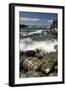 Waves Breaking on Rocky Shore, Natural Park of South West Alentejano and Costa Vicentina, Portugal-Quinta-Framed Photographic Print