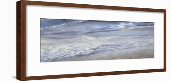 Waves breaking on the beach, Playa La Cachora, Todos Santos, Baja California Sur, Mexico-Panoramic Images-Framed Photographic Print