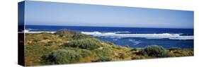 Waves Breaking on the Beach, Western Australia, Australia-null-Stretched Canvas