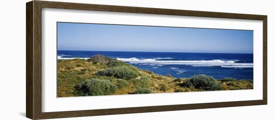 Waves Breaking on the Beach, Western Australia, Australia-null-Framed Photographic Print