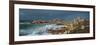 Waves Breaking on the Coast, Le Diben, Morlaix Bay, Finistere, Brittany, France-null-Framed Photographic Print