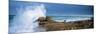 Waves Breaking on the Coast, Saint Guenole, Finistere, Brittany, France-null-Mounted Photographic Print