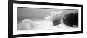 Waves Breaking on the Coast, Shore Acres State Park, Oregon, USA-null-Framed Photographic Print