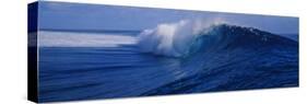 Waves Breaking on the Coast, Tahiti, French Polynesia-null-Stretched Canvas