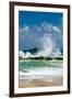 Waves Breaking on the Rocks at Kauapea Beach, Kauai, Hawaii, USA-Richard Duval-Framed Photographic Print