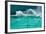 Waves Breaking over Edge of Pool of Bondi Icebergs Swim Club, Bondi Beach, Sydney-null-Framed Photographic Print