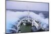 Waves Breaking over the Bow of a Ship-DLILLC-Mounted Photographic Print