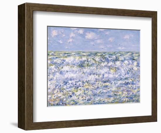 Waves Breaking-Claude Monet-Framed Art Print
