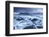 Waves Crash Against the Black Basalt Rocky Shores of Gjogv, Eysturoy, Faroe Islands, Europe-Adam Burton-Framed Photographic Print