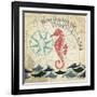 Waves Crash-The Saturday Evening Post-Framed Giclee Print