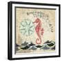 Waves Crash-The Saturday Evening Post-Framed Giclee Print