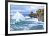 Waves Crashing Along Cape Kiwanda. Pacific City, OR-Justin Bailie-Framed Photographic Print