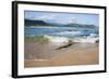 Waves Crashing Ashore at Nature Valley Beach-Kim Walker-Framed Photographic Print