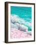 Waves Crashing in Pink and Blue-Tom Windeknecht-Framed Photographic Print