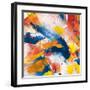 Waves crashing in the summer sky I-Bob Ferri-Framed Art Print