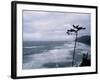 Waves Crashing into Rocks on the Pacific Coast, Oregon, United States of America, North America-Aaron McCoy-Framed Photographic Print