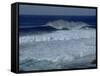 Waves Crashing off Easter Island, Chile-Michael Brown-Framed Stretched Canvas