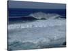 Waves Crashing off Easter Island, Chile-Michael Brown-Stretched Canvas