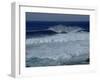 Waves Crashing off Easter Island, Chile-Michael Brown-Framed Premium Photographic Print