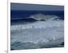 Waves Crashing off Easter Island, Chile-Michael Brown-Framed Premium Photographic Print