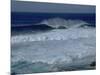 Waves Crashing off Easter Island, Chile-Michael Brown-Mounted Premium Photographic Print