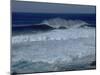 Waves Crashing off Easter Island, Chile-Michael Brown-Mounted Photographic Print