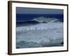 Waves Crashing off Easter Island, Chile-Michael Brown-Framed Photographic Print