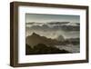 Waves Crashing on Rocks at Sunset, Asilomar State Beach, California-Sheila Haddad-Framed Photographic Print