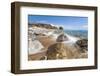 Waves crashing on rocks, Cala Seregola, Capo Pero, Elba Island, Livorno Province, Tuscany, Italy, E-Roberto Moiola-Framed Photographic Print