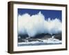 Waves Crashing on Rocks on the Coast of South Africa, Africa-Groenendijk Peter-Framed Photographic Print