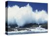 Waves Crashing on Rocks on the Coast of South Africa, Africa-Groenendijk Peter-Stretched Canvas