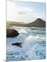Waves Crashing on Rocks-Norbert Schaefer-Mounted Photographic Print
