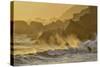Waves Crashing on Shoreline,Pfeiffer State Park, Big Sur, California,Usa-Christian Heeb-Stretched Canvas