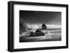 Waves crashing on the beach, Dyrholaey, Iceland-Panoramic Images-Framed Photographic Print