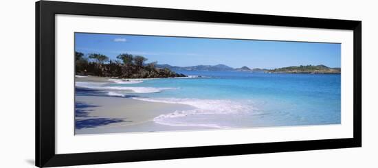 Waves Crashing on the Beach, Turtle Bay, Caneel Bay, St. John, US Virgin Islands-null-Framed Photographic Print