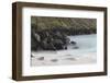 Waves crashing over lava rocks on shoreline of Espanola Island, Galapagos Islands, Ecuador.-Adam Jones-Framed Photographic Print