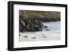 Waves crashing over lava rocks on shoreline of Espanola Island, Galapagos Islands, Ecuador.-Adam Jones-Framed Photographic Print