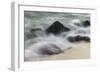 Waves crashing over lava rocks on shoreline of Espanola Island, Galapagos Islands, Ecuador.-Adam Jones-Framed Photographic Print