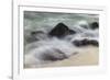 Waves crashing over lava rocks on shoreline of Espanola Island, Galapagos Islands, Ecuador.-Adam Jones-Framed Photographic Print