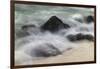 Waves crashing over lava rocks on shoreline of Espanola Island, Galapagos Islands, Ecuador.-Adam Jones-Framed Photographic Print