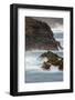 Waves crashing over lava rocks on shoreline of Espanola Island, Galapagos Islands, Ecuador.-Adam Jones-Framed Photographic Print