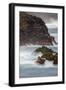 Waves crashing over lava rocks on shoreline of Espanola Island, Galapagos Islands, Ecuador.-Adam Jones-Framed Photographic Print