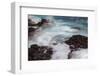 Waves crashing over lava rocks on shoreline of Espanola Island, Galapagos Islands, Ecuador.-Adam Jones-Framed Photographic Print