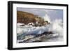 Waves Crashing over Rocks, Coastline Near Point of Stoer, Assynt, Sutherland, Nw Scotland, UK-Mark Hamblin-Framed Photographic Print