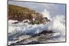 Waves Crashing over Rocks, Coastline Near Point of Stoer, Assynt, Sutherland, Nw Scotland, UK-Mark Hamblin-Mounted Photographic Print
