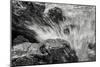 Waves Crashing Upon Rocks B&W-Anthony Paladino-Mounted Giclee Print