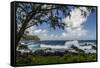 Waves Crashing Upon Rocks, Laupahoehoe Park, Hawaii, USA-Jaynes Gallery-Framed Stretched Canvas